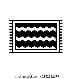 Illustration Vector graphic of carpet icon. Fit for floor, mattress, fabric etc.