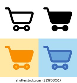 Illustration vector graphic of Cart Icon. Perfect for user interface, new application, etc