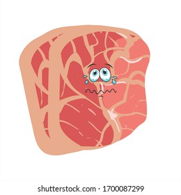 Abbildung der Vektorillustration von Cartoon-Rindfleisch