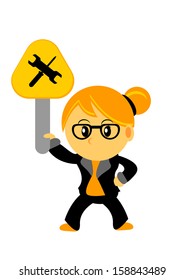 illustration vector graphic cartoon character of chibi women