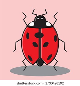 ilustración vectorial gráfico caricatura de dentado o insecto perjudicial para la agricultura mejor para ícono o mascota