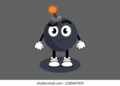 Ilustración vectorial caricatura gráfica del personaje de una mascota linda con una pose. Ilustración de libros para niños y diseño de elementos.