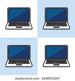 	
Illustration Vetor Graphic Cartoon de um notebook moderno com design elegante	