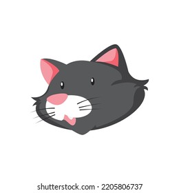 Illustration Vector Graphic Of A Cat Animation.