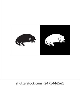 Illustration vector graphic of cat icon