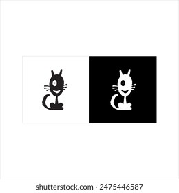 Illustration vector graphic of cat icon