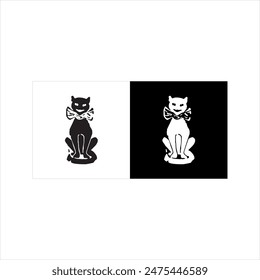 Illustration vector graphic of cat icon