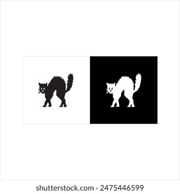 Illustration vector graphic of cat icon