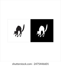 Illustration vector graphic of cat icon