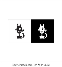Illustration vector graphic of cat icon
