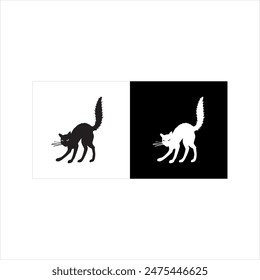 Illustration vector graphic of cat icon