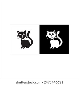 Illustration vector graphic of cat icon