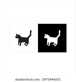 Illustration vector graphic of cat icon