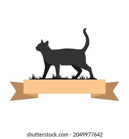 Illustration Vector Graphic of Cat Logo. Perfect to use for Technology Company