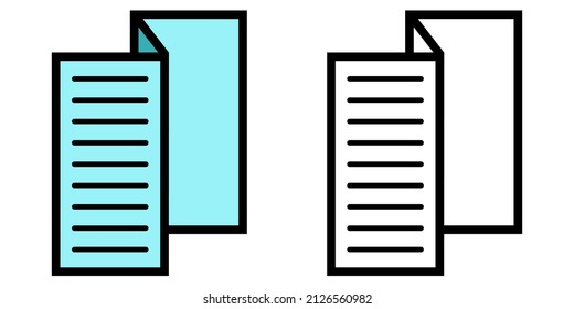 Illustration Vector Graphic of Catalogue Icon. 