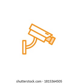 Ilustración Vector gráfico del icono cctv. Apto para seguridad, vigilancia, protección, observación, vigilancia, etc.