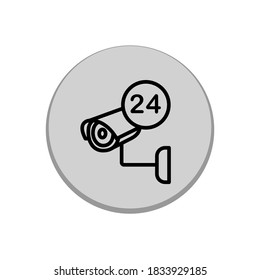 Illustration Vector graphic of cctv icon