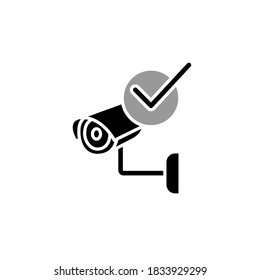 Gráfico vectorial de ilustración de cctv 
 icono