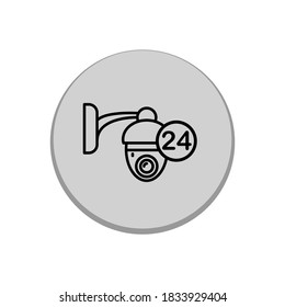 Ilustración Gráfico vectorial del icono cctv