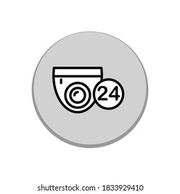 Ilustración Gráfico vectorial del icono cctv