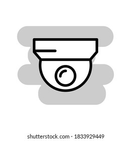Illustration Vector graphic of cctv icon