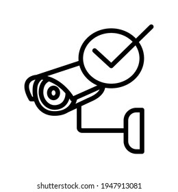 Ilustración Gráfico vectorial del icono cctv