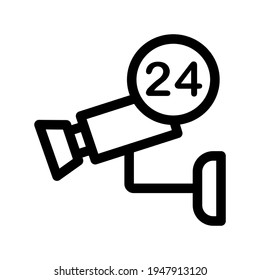Illustration Vector graphic of cctv icon