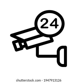 Illustration Vector graphic of cctv icon