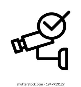 Illustration Vector graphic of cctv icon