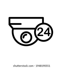 Illustration Vector graphic of cctv icon