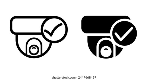 Illustration Vector Graphic of CCTV icon