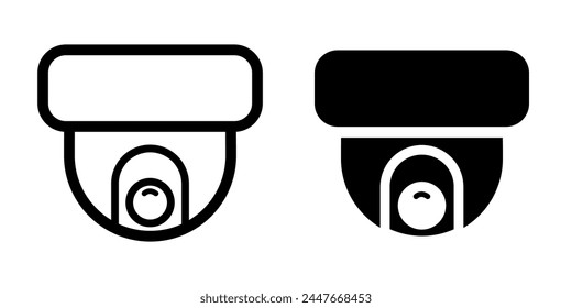 Ilustración Vector Gráfico del icono de CCTV