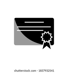 Illustration Vector graphic of certificate icon