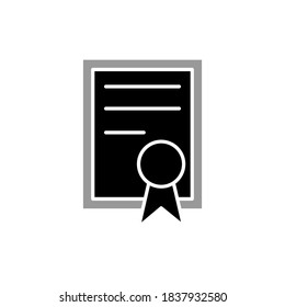 Illustration Vector graphic of certificate icon