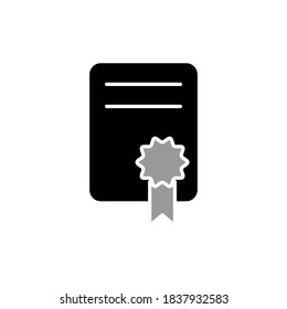 Ilustración Gráfico vectorial del icono de certificado