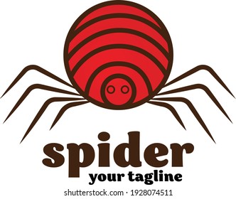 Illustration vector graphic of character spider logotype. Perfect for company profile