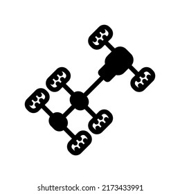 Illustration Vector Graphic of Chassis icon