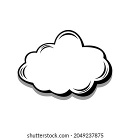 Illustration vector graphic of chat icon. Comic sound speech bubble vector icon. Message icon. Communicating symbol. People dialogue