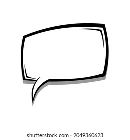 Illustration vector graphic of chat icon. Comic sound speech bubble vector icon. Message icon. Communicating symbol. People dialogue