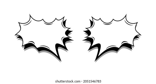 Ilustración vectorial gráfico del icono de chat. Icono vectorial de la burbuja de sonido de historietas. Icono de mensaje. Símbolo de comunicación. Diálogo de personas