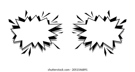 Illustration vector graphic of chat icon. Comic sound speech bubble vector icon. Message icon. Communicating symbol. People dialogue