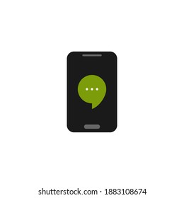 Illustration Vector Graphic of Chatting Application. Perfect to use for Technology Company