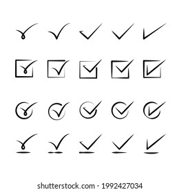 Illustration Vector graphic of check icon