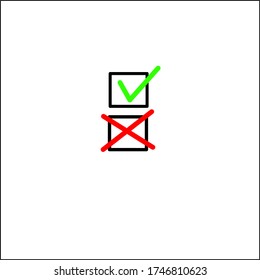 icono de lista de verificación de gráfico vectorial de ilustración 