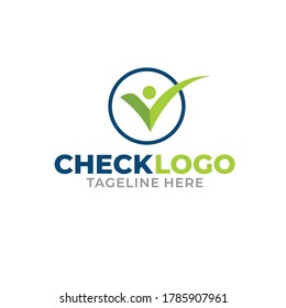 Illustration vector graphic of check mark icon or logo design template