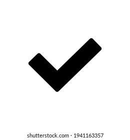 Illustration vector graphic of check mark icon. Concept flat design. Perfect for icon, poster, banner, web, label, sign, symbol, card, template, application, etc.