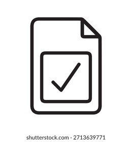 Illustration vector graphic of Checklist Icon