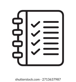 Ilustración Vector gráfico de lista de verificación y lista de tareas pendientes