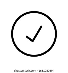Illustration vector graphic of checkmark icon