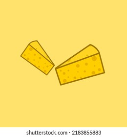 Gráfico vectorial de ilustración de queso